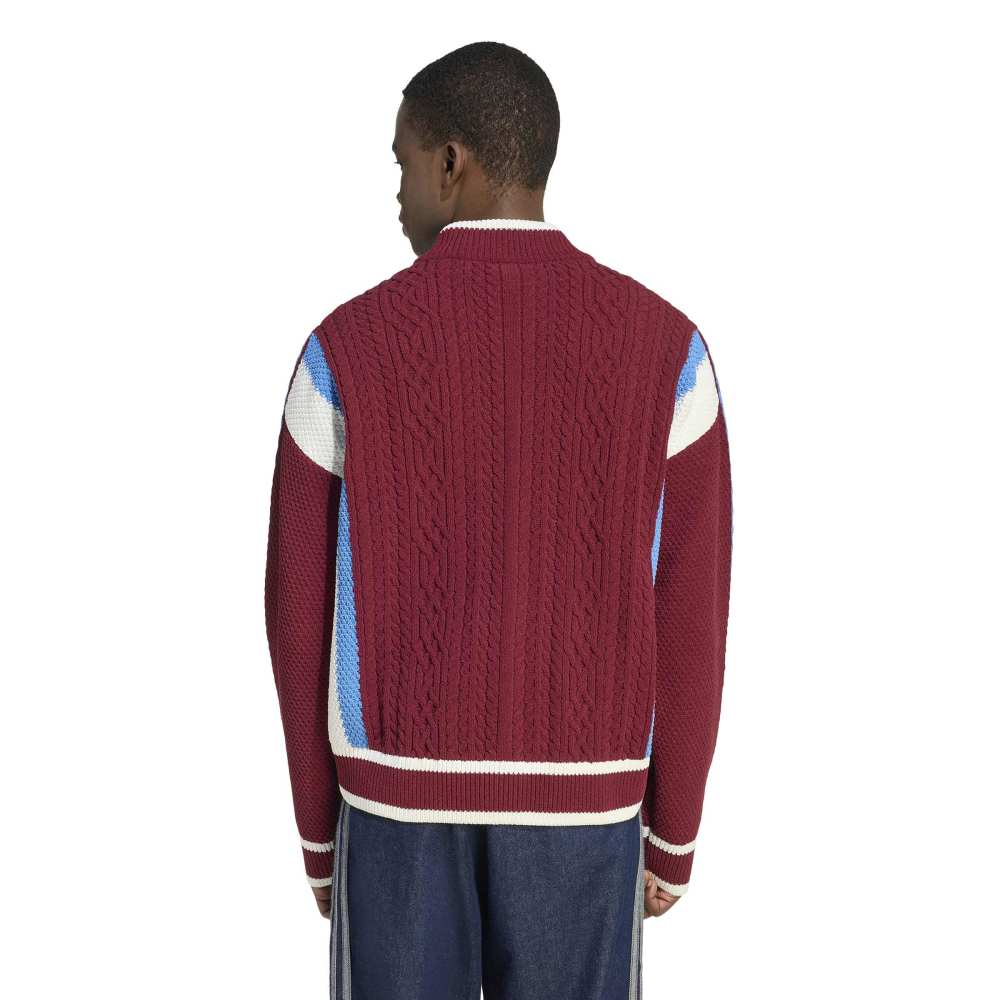 Retro Re ix Cardigan Bordeaux
