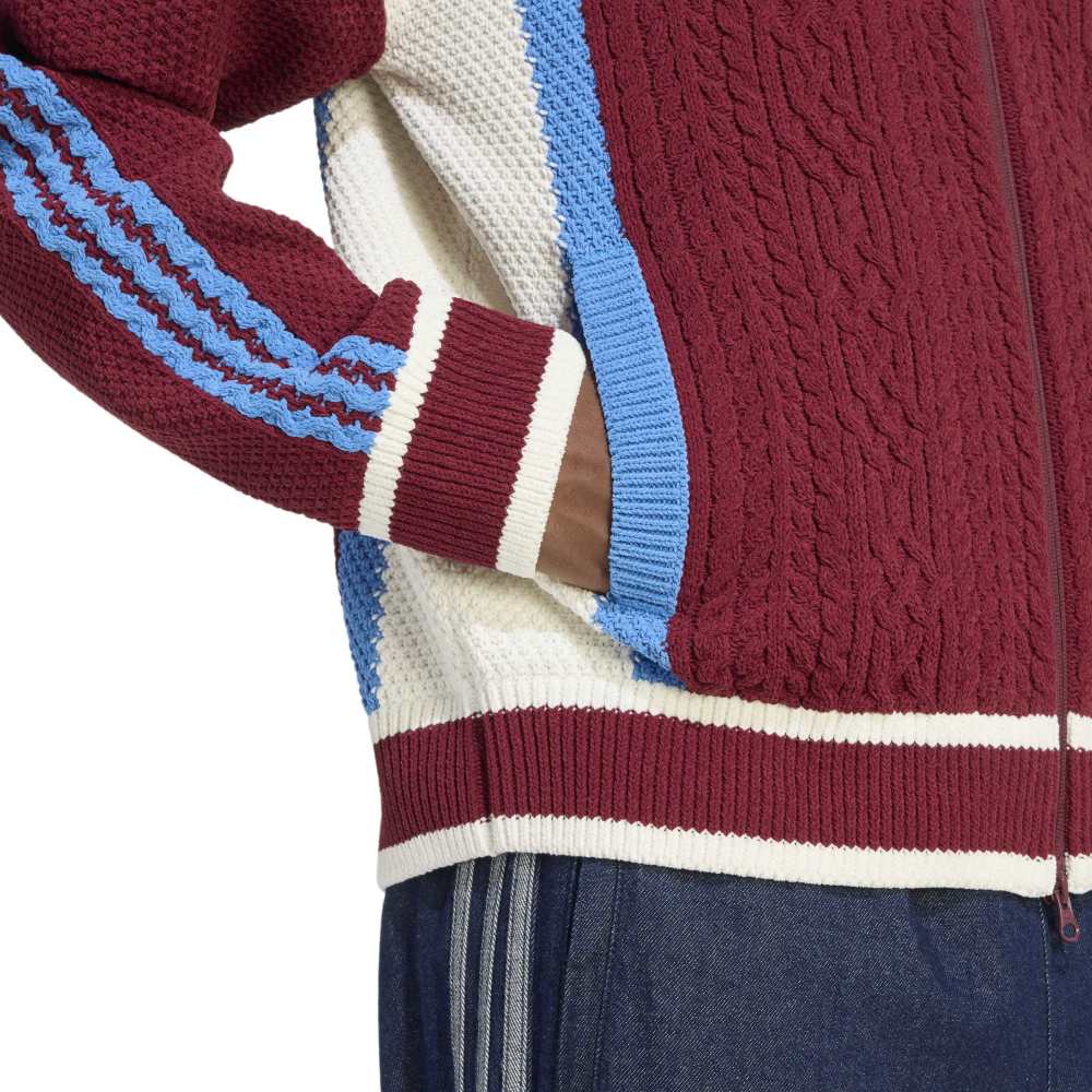 Retro Re ix Cardigan Bordeaux