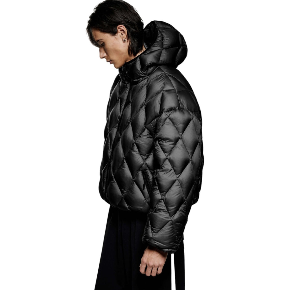 Trans ucent Diamond Bubb e Jacket