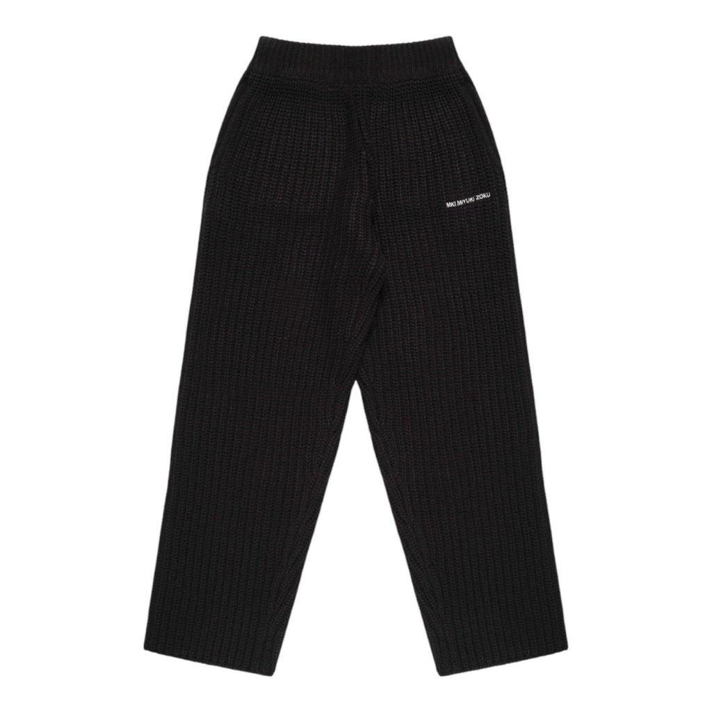 Chunky Rib Knit Wide  eg Joggers