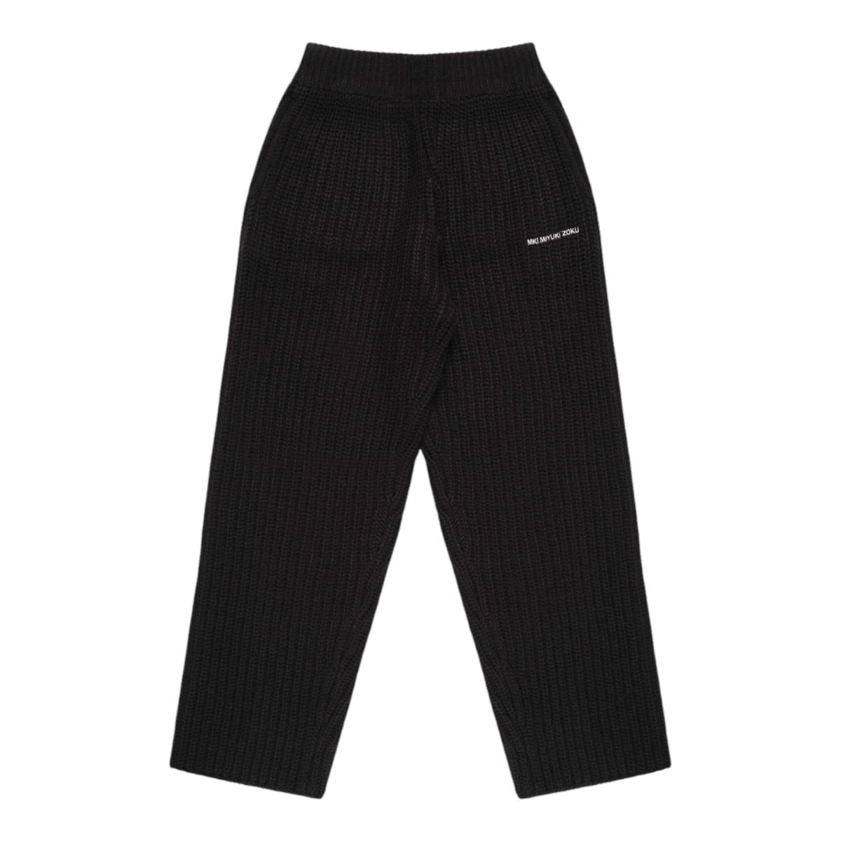 Chunky Rib Knit Wide  eg Joggers