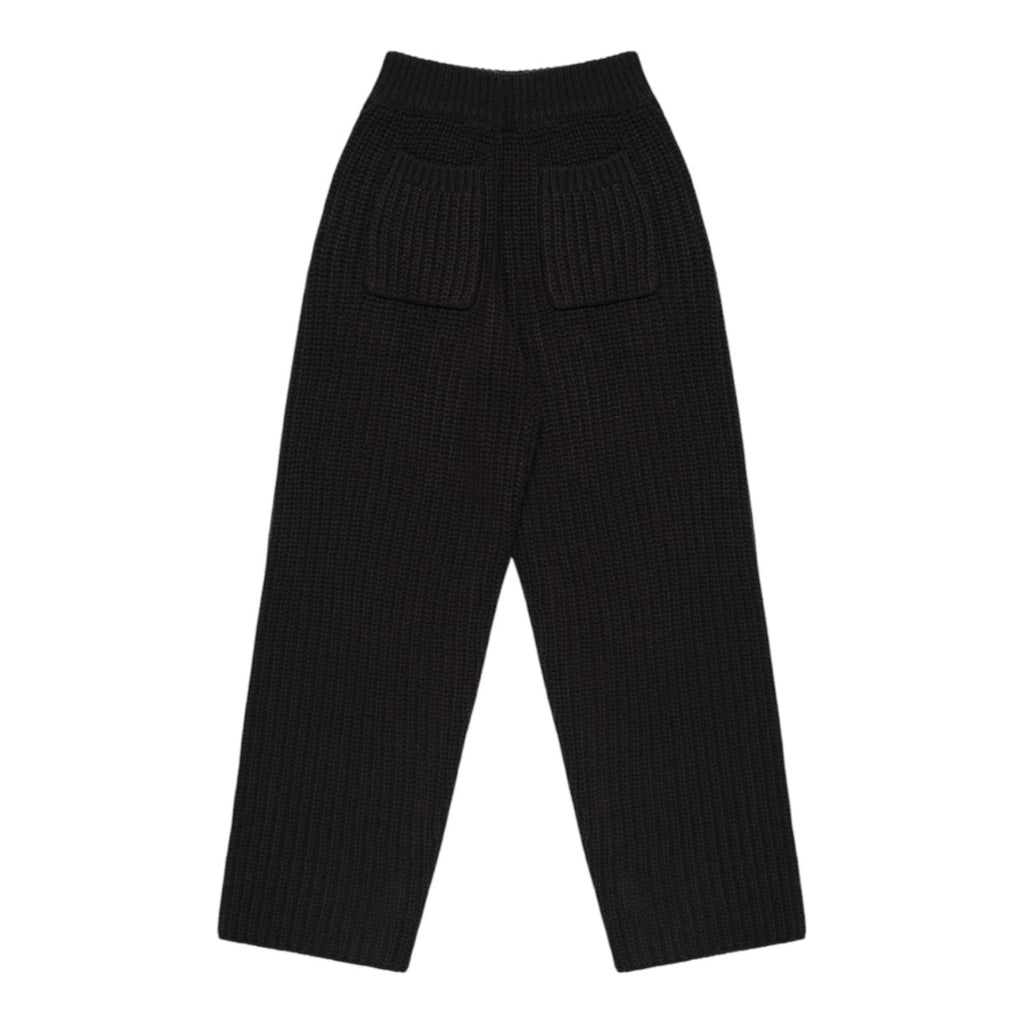 Chunky Rib Knit Wide  eg Joggers