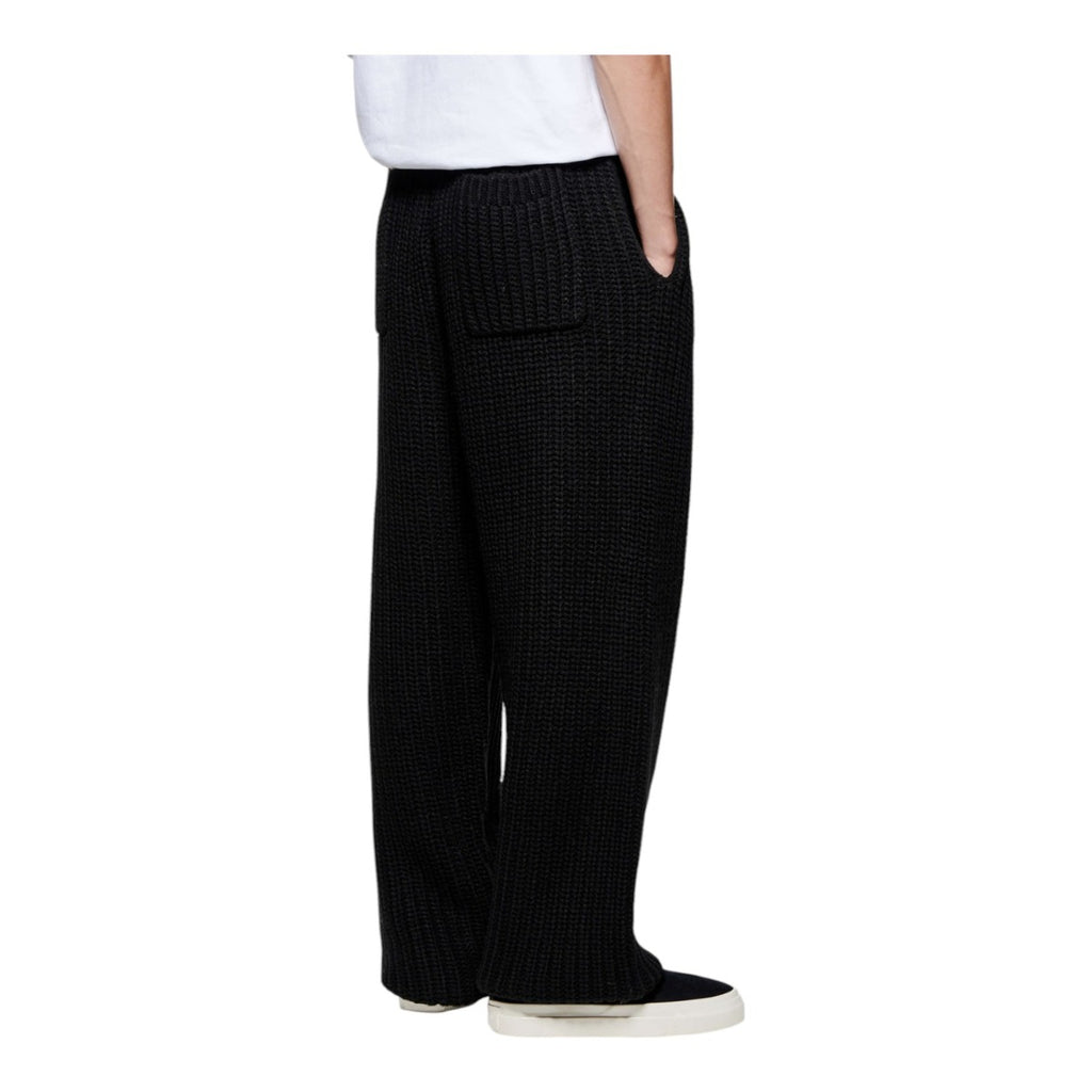 Chunky Rib Knit Wide  eg Joggers