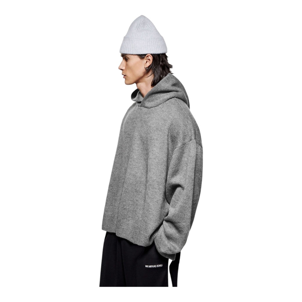 Mohair B end Knit Hoody