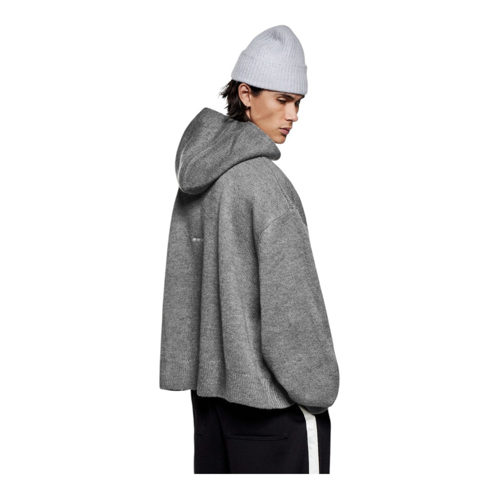 Mohair B end Knit Hoody