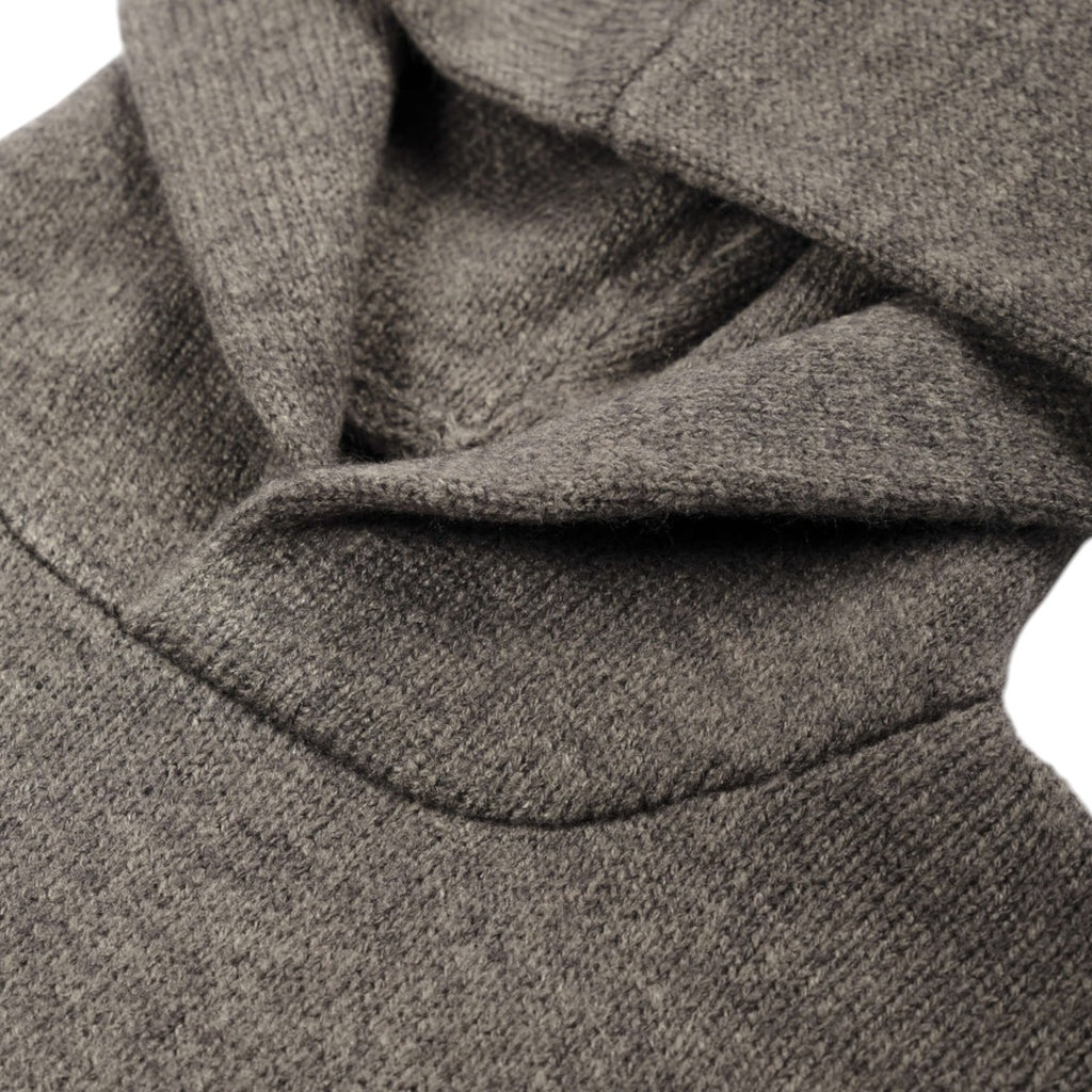 Mohair B end Knit Hoody