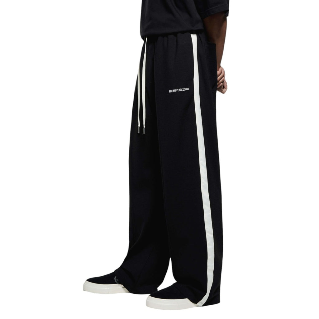 Wide Fit Poly Track Pants