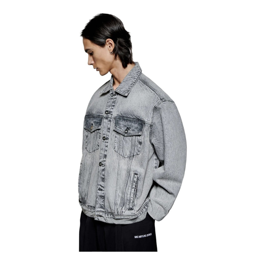 Deni  Trucker Jacket Black