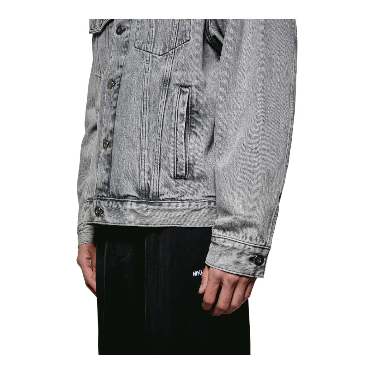 Deni  Trucker Jacket Black