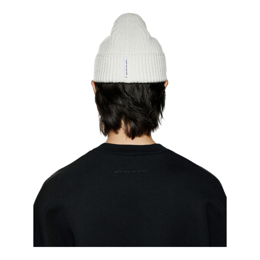 Cashmere Ribbed Beanie