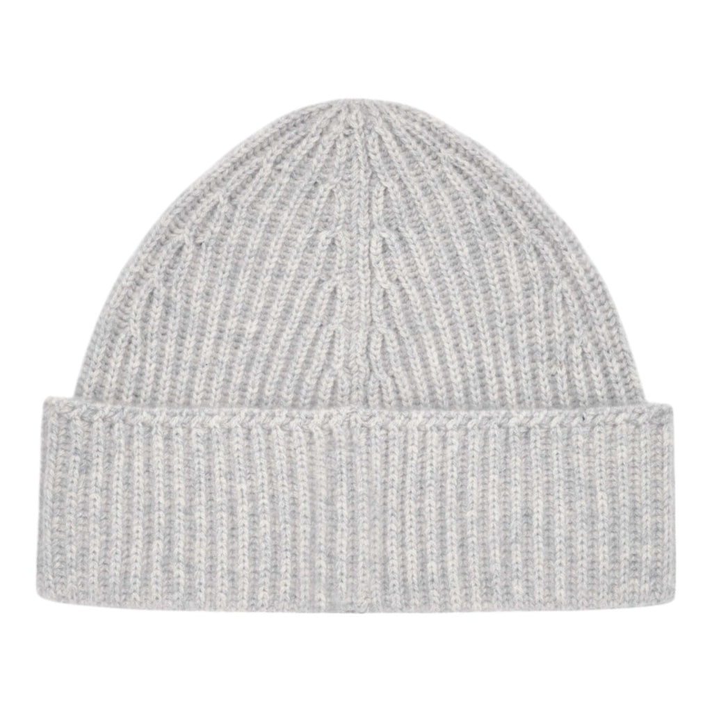 Cashmere Ribbed Beanie