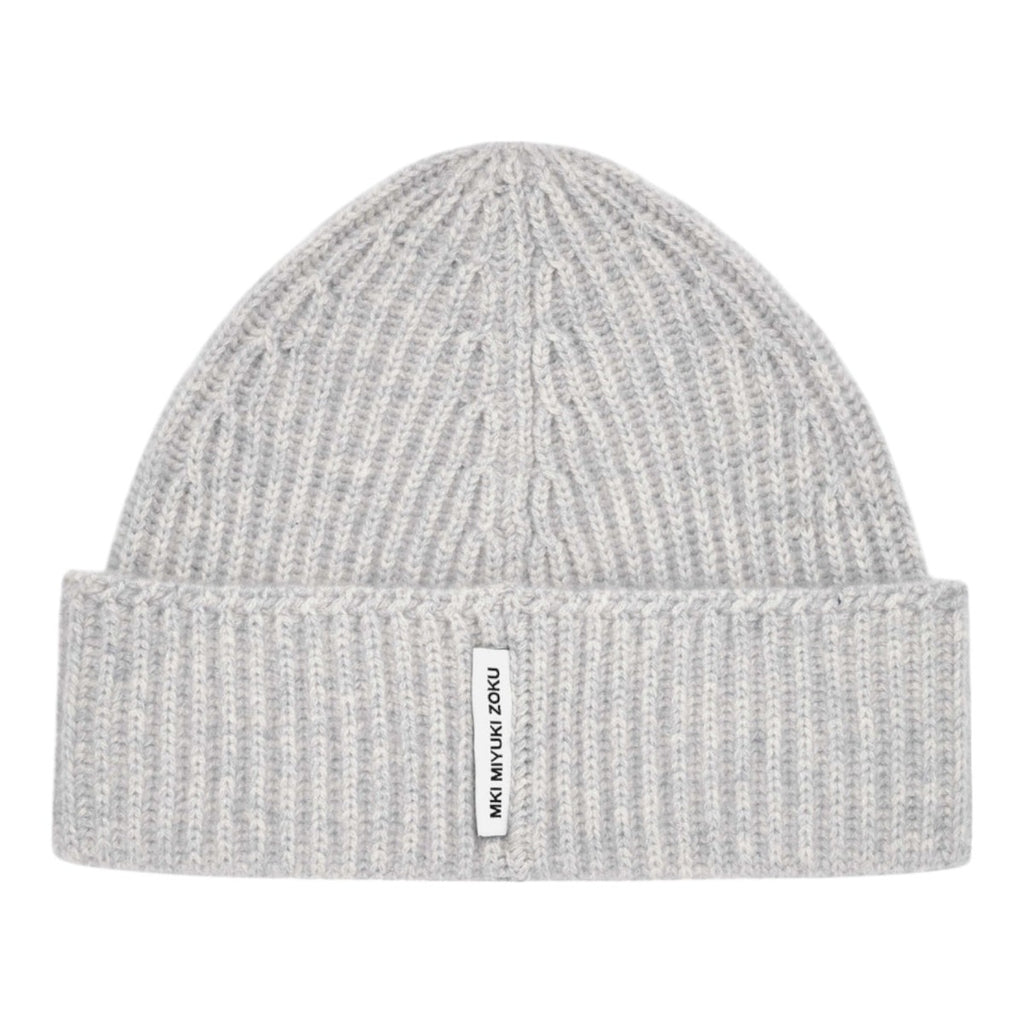 Cashmere Ribbed Beanie