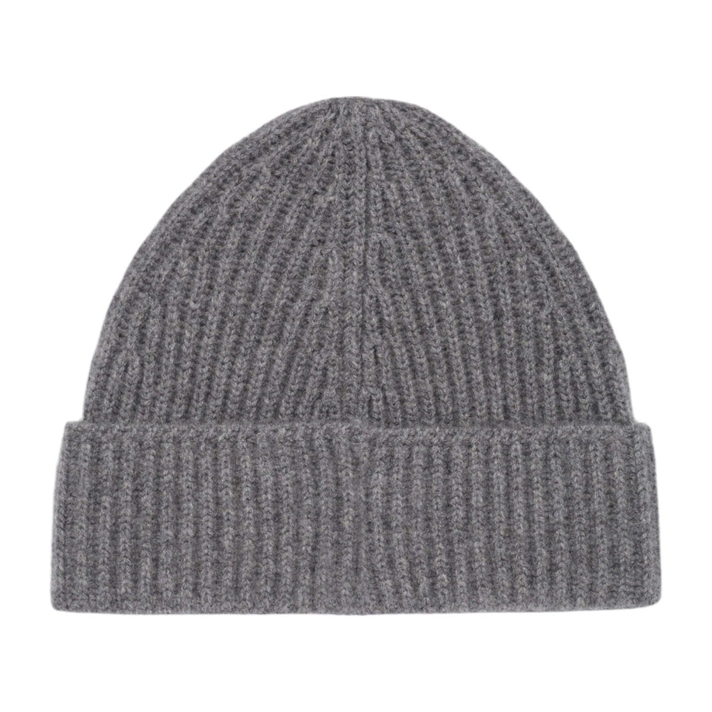 Cashmere Ribbed Beanie