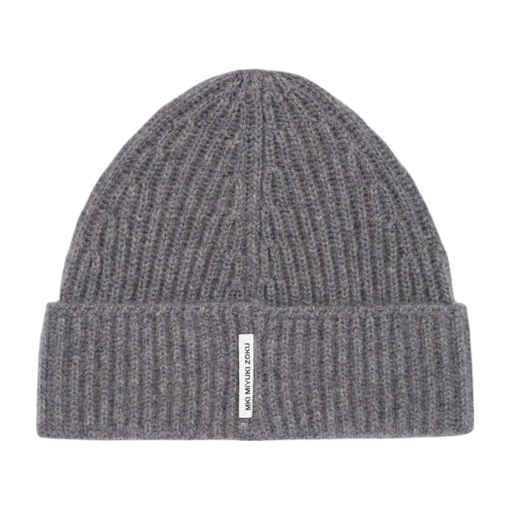 Cashmere Ribbed Beanie