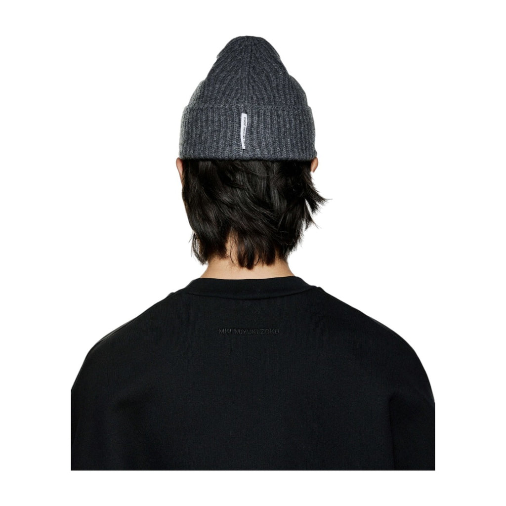 Cashmere Ribbed Beanie