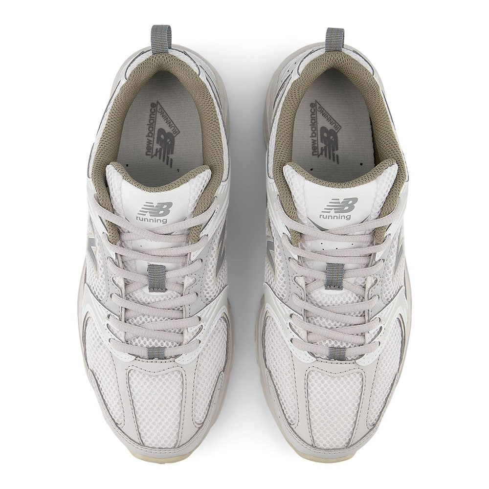 New Balance 530 Mesh Synt Bianco Argento