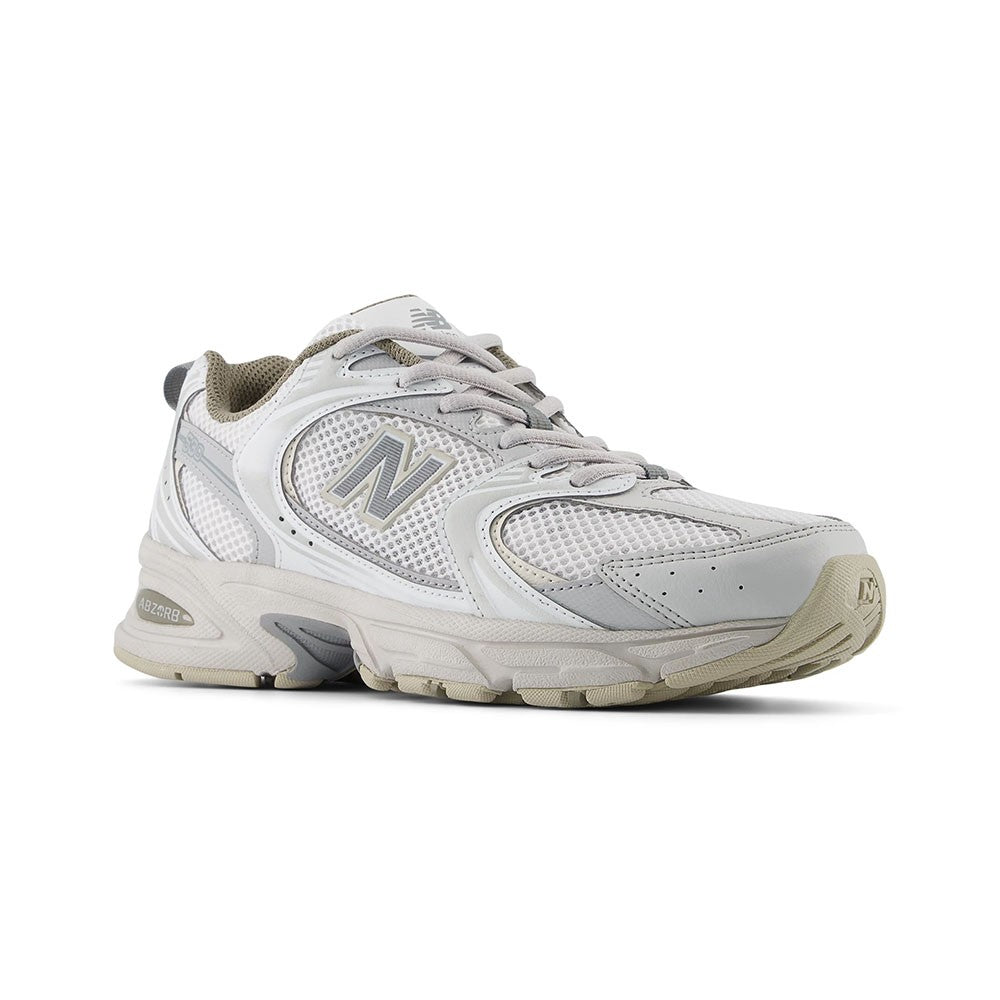 New Balance 530 Mesh Synt Bianco Argento