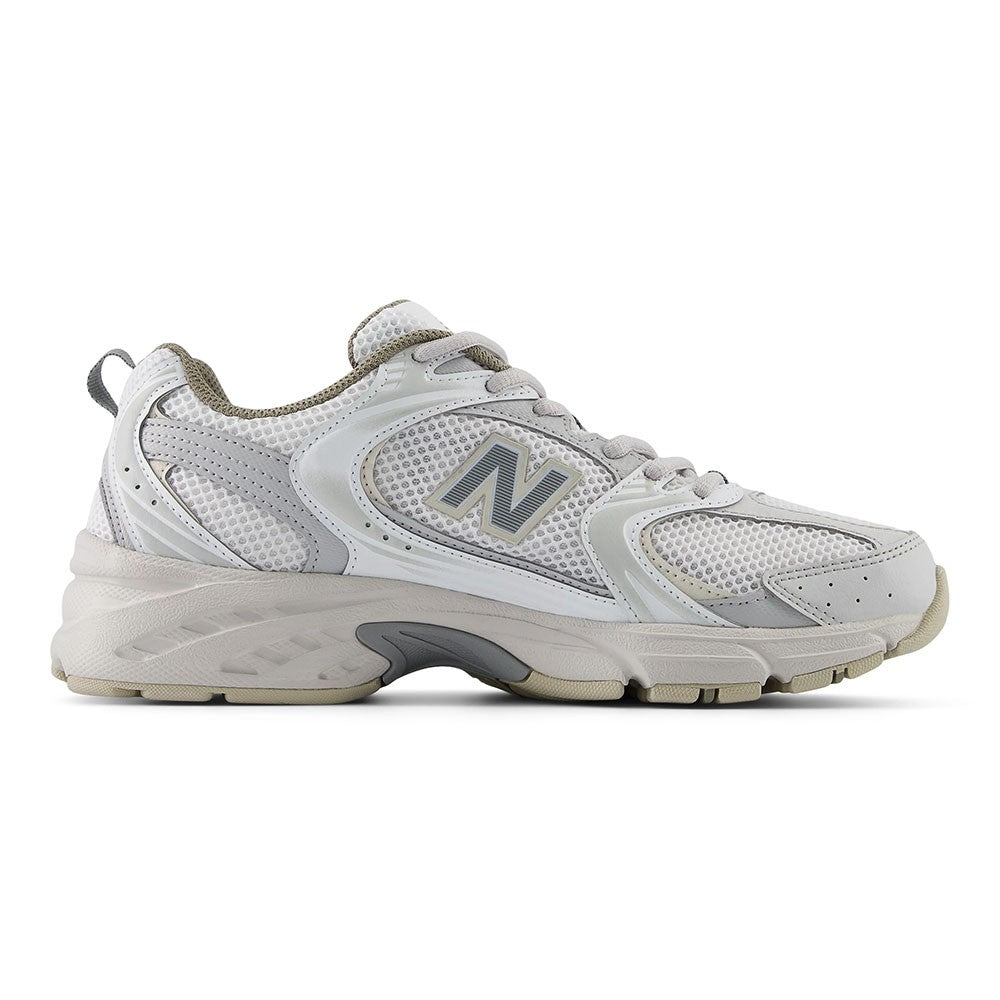 New Balance 530 Mesh Synt Bianco Argento