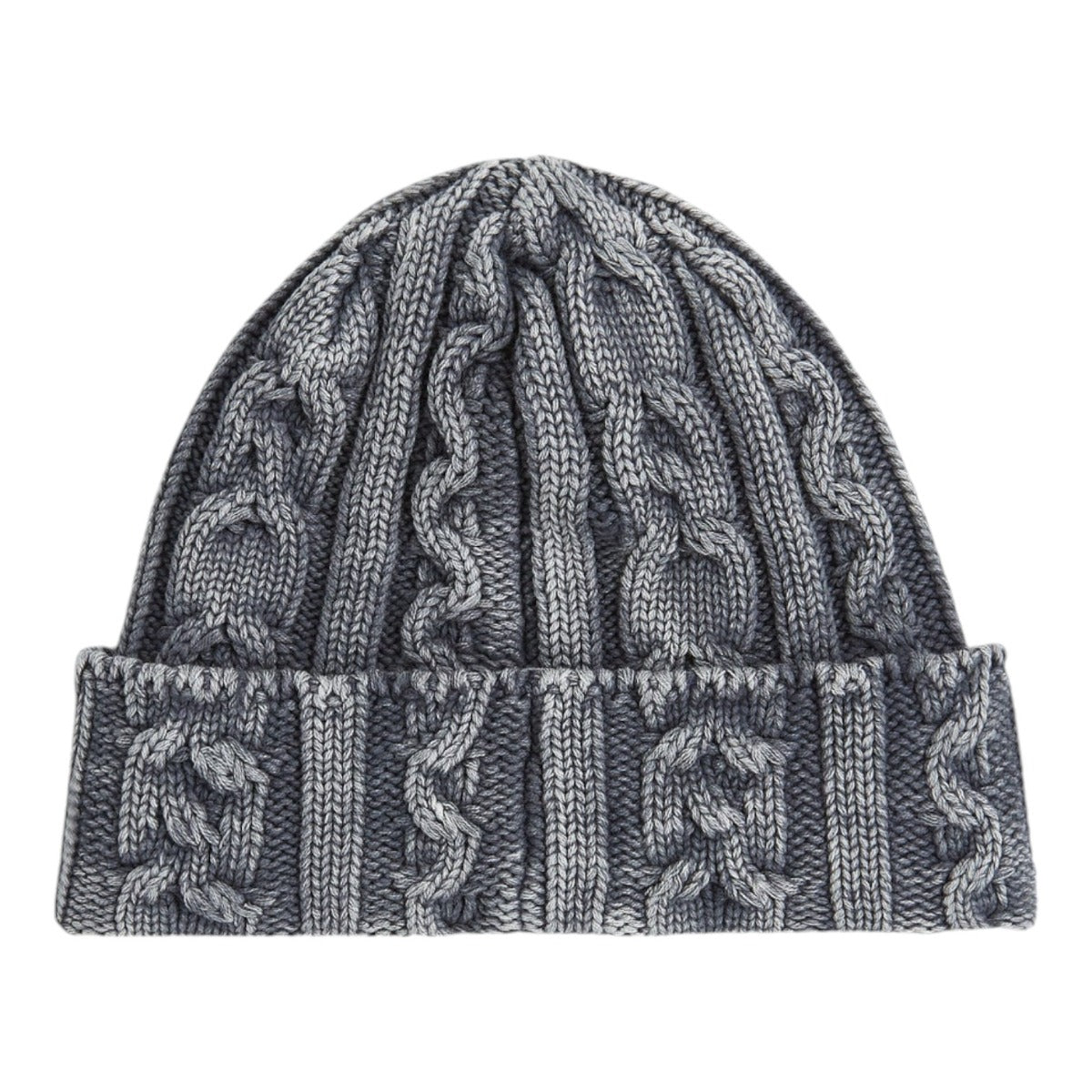 Cold Dyed Cable Knitted Beanie