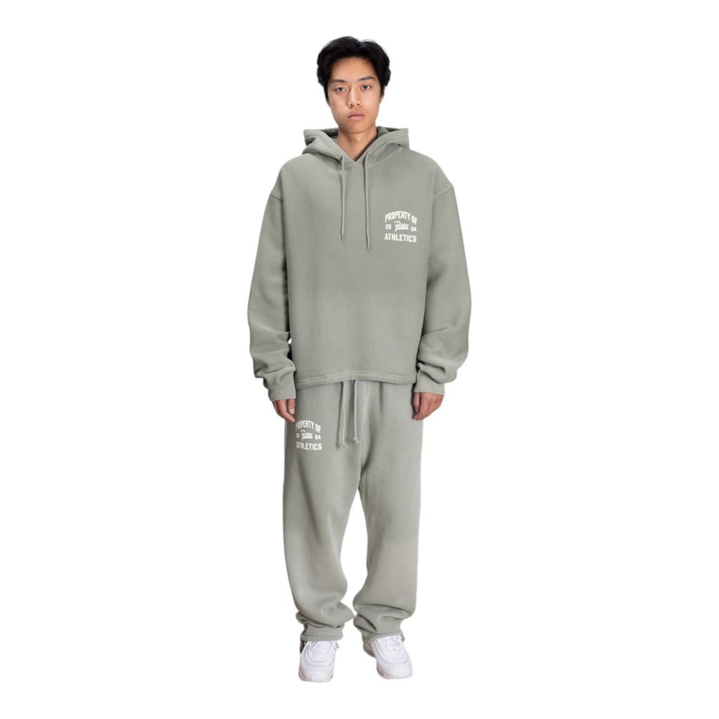 Athletic Drawcord Hooded Sweater