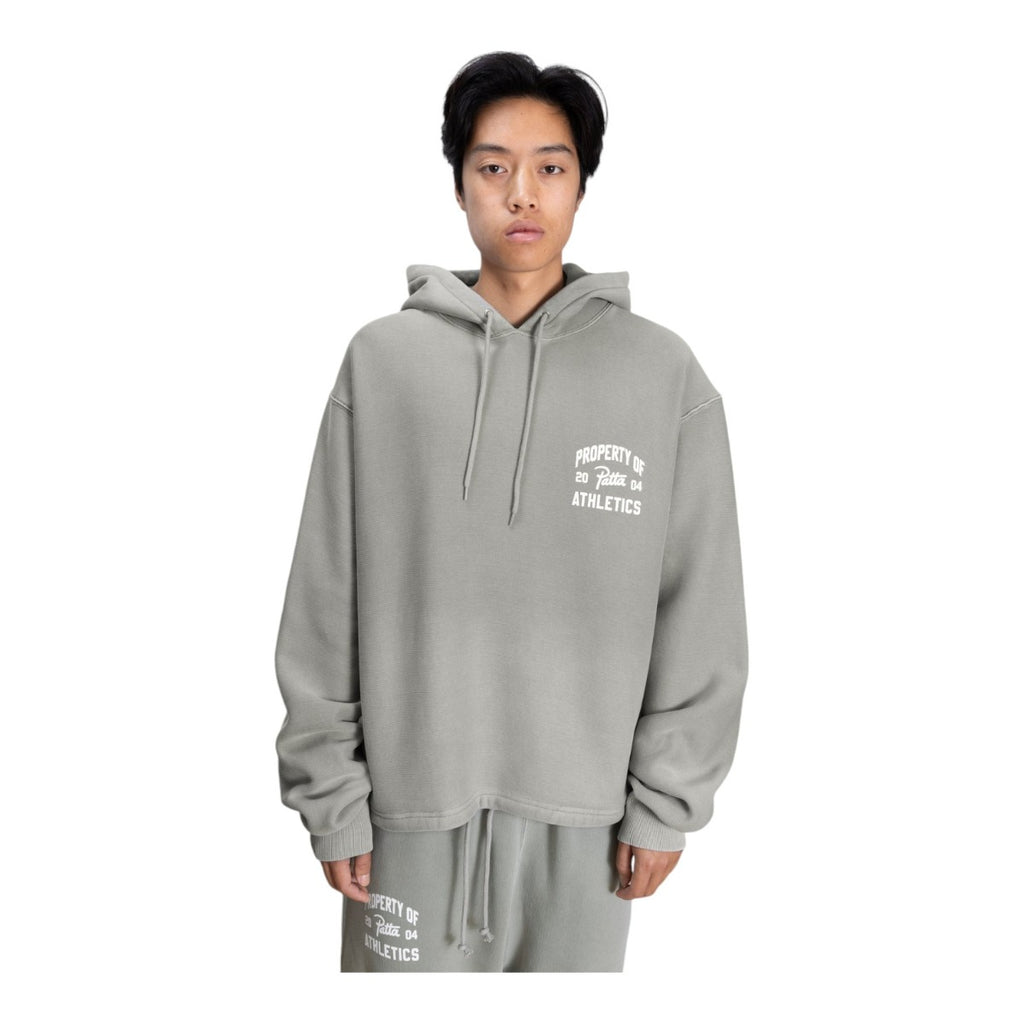 Athletic Drawcord Hooded Sweater