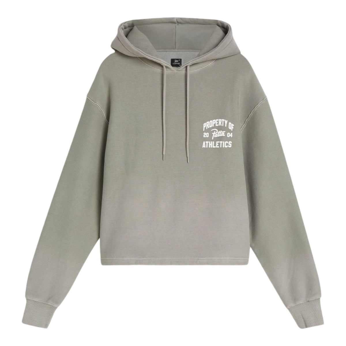 Athletic Drawcord Hooded Sweater