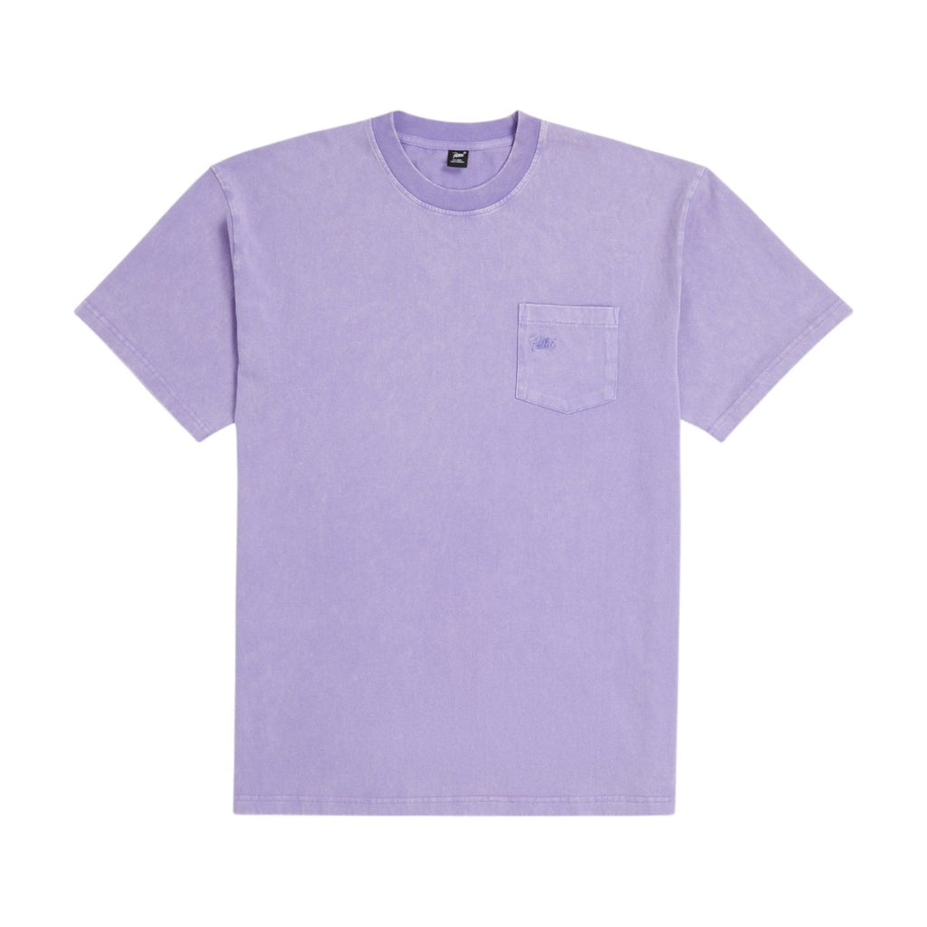 Basic Washed Pocket Tshirt Purple