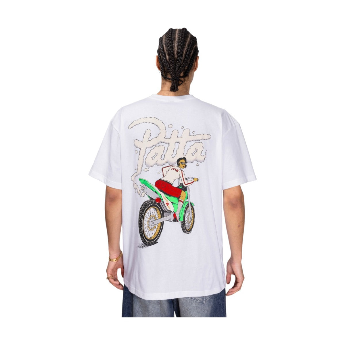 Biker Tshirt White