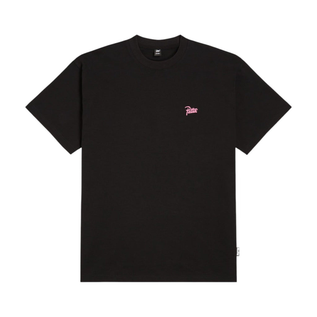 Po tcard T hirt Black