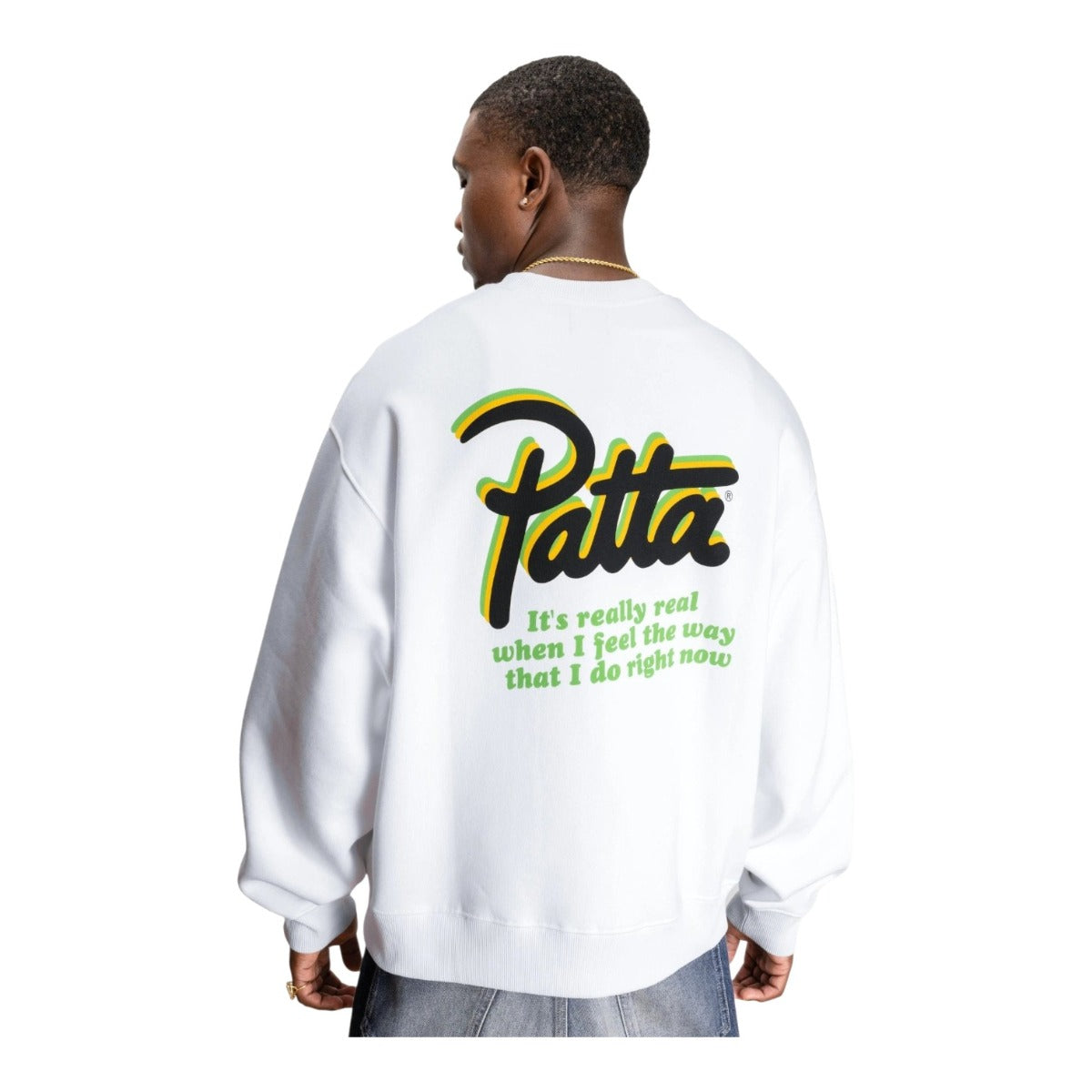 Block Party Crewneck Sweater Grey