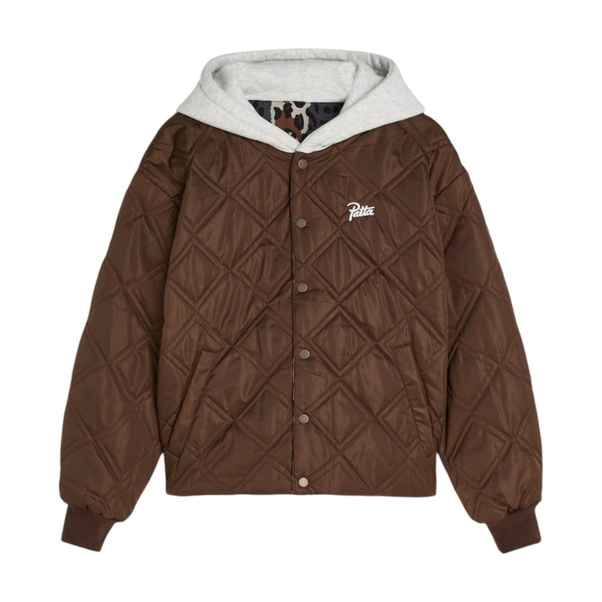 City  eopard Reversib e Bomber Jacket