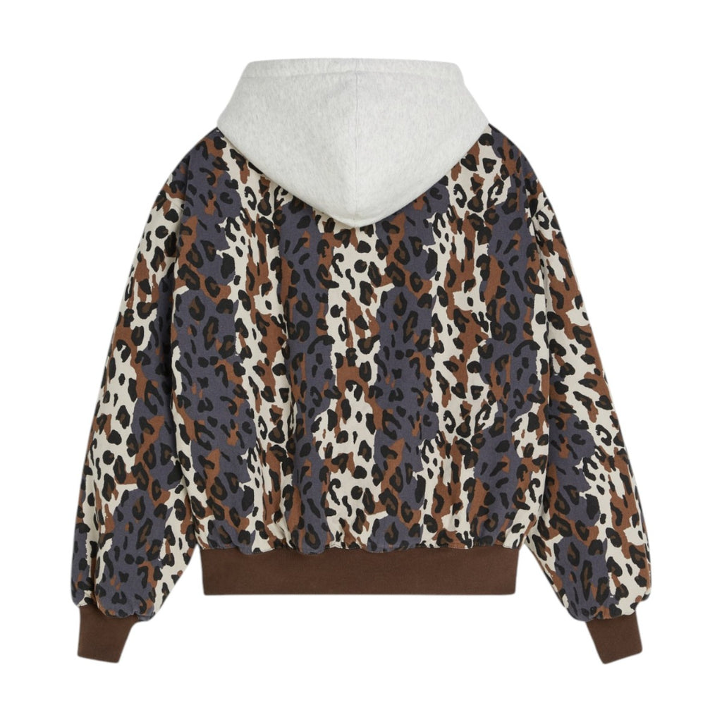 City  eopard Reversib e Bomber Jacket