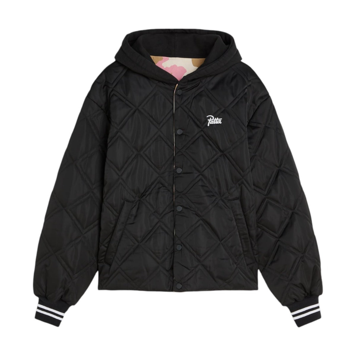 Wood and Camo Reversib e Bomber Jacket