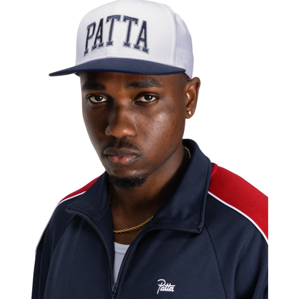 Arc Logo Snapback Cap White