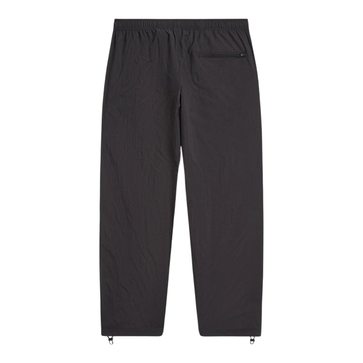 Athletic Nylon Track Pants Black