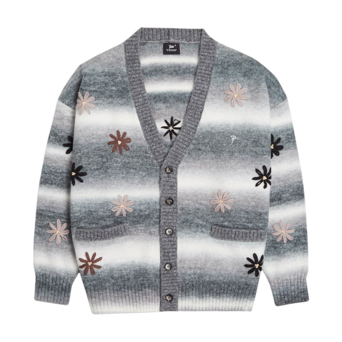 Peace & Love Knitted Cardigan Grey