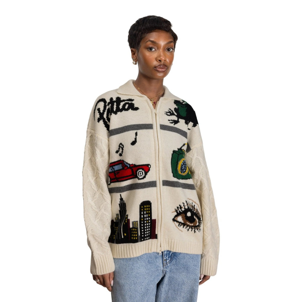 Perfect Day Knitted Cardigan Beige