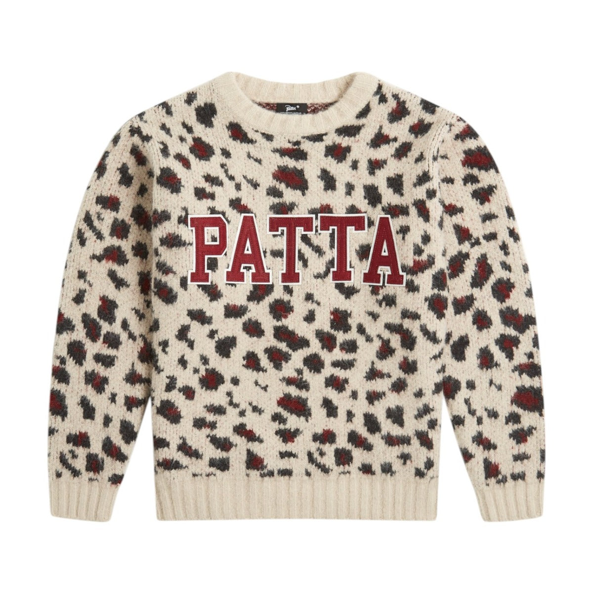 Leopard Brushed Knitted Sweater