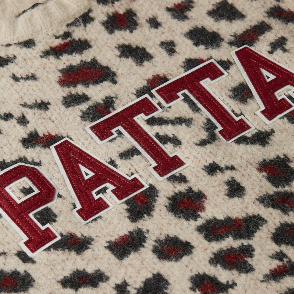 Leopard Brushed Knitted Sweater