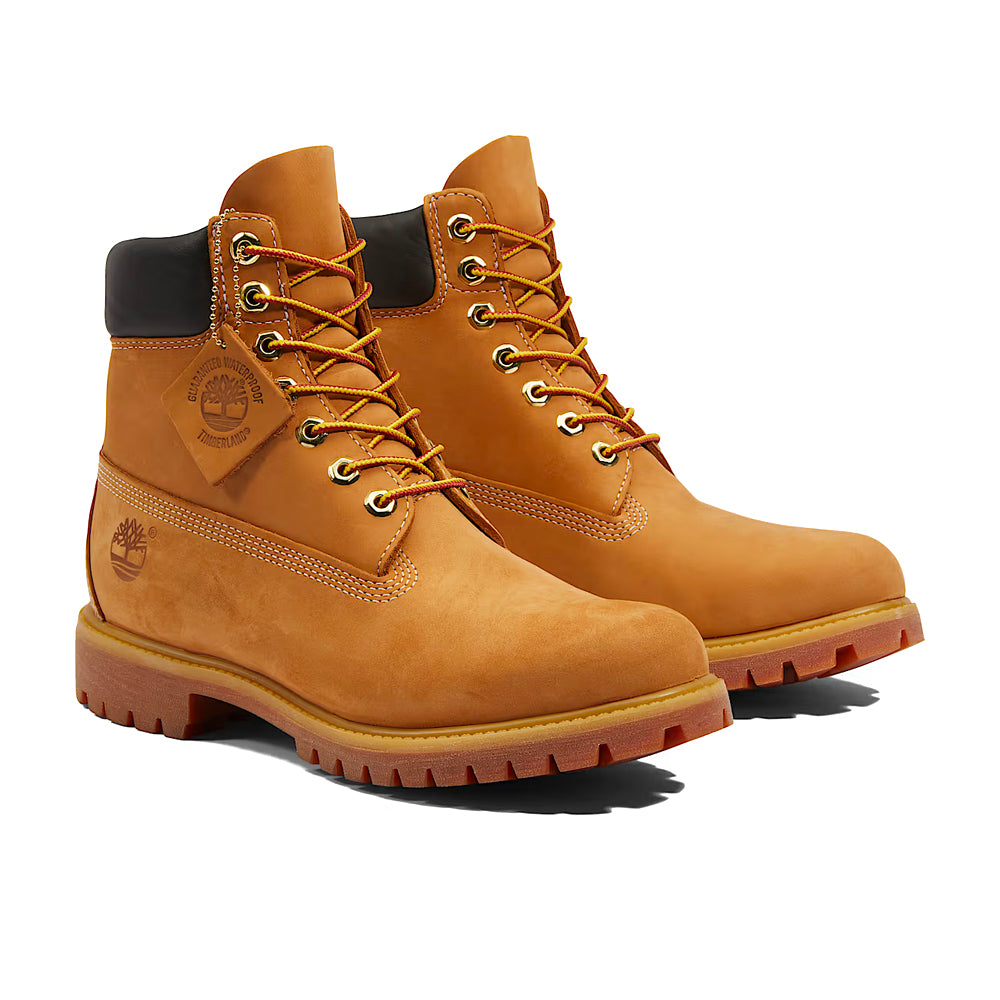 Premium 6 Inch Lace Up Waterproof Boot Wheat