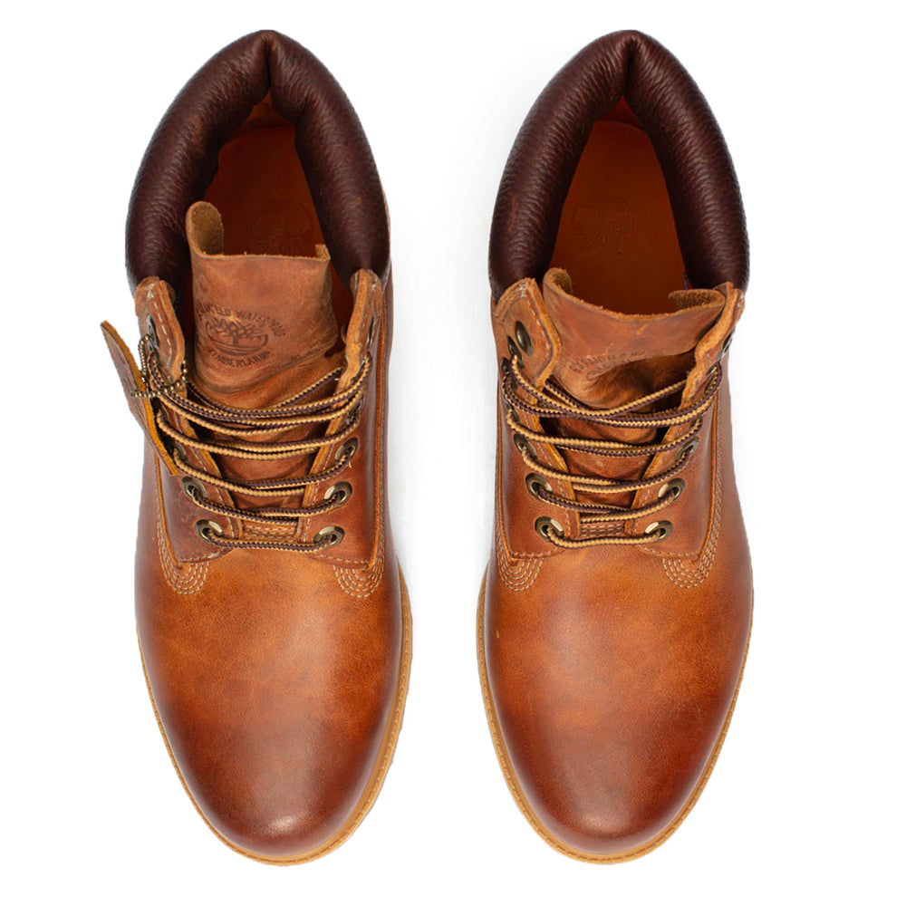 Premium 6 Inch Lace Up Waterproof Boot Brown