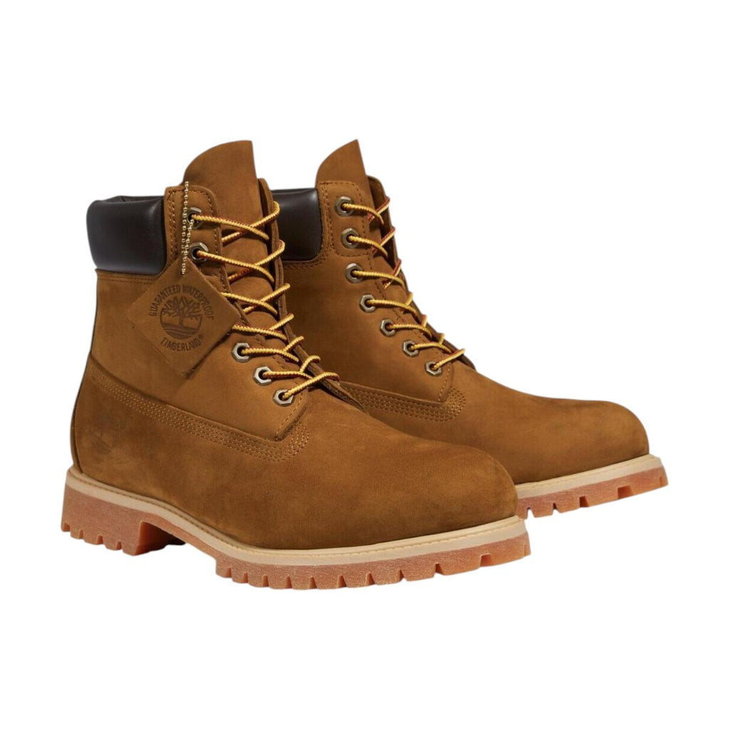 6 Inch Lace Up Waterproof Boot Dark Wheat