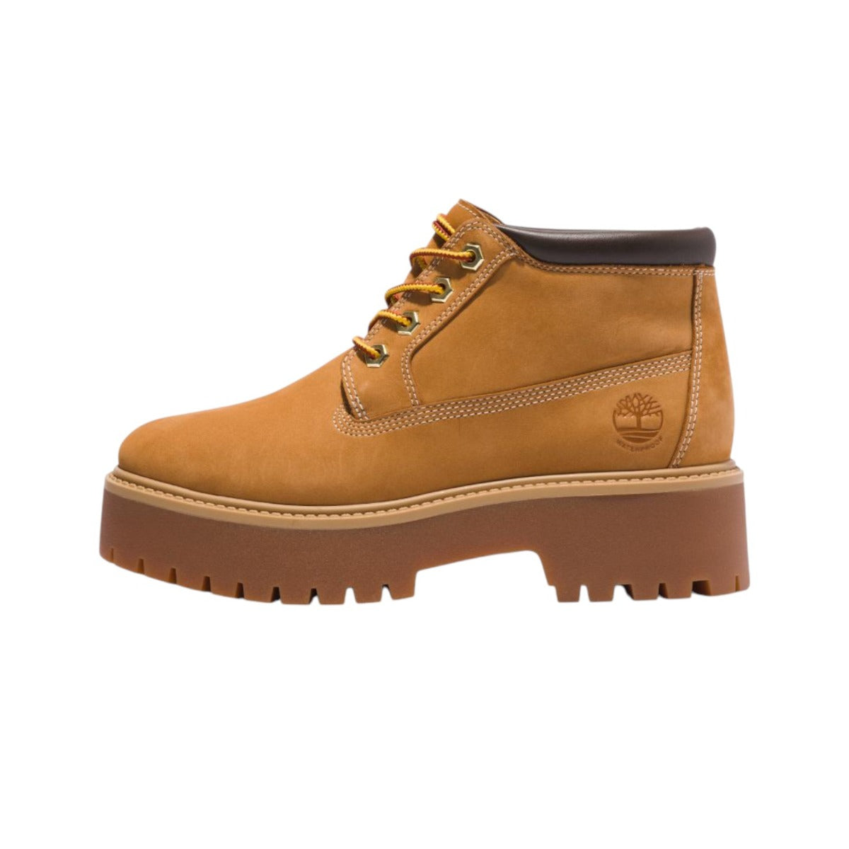 Stone Street Mid Lace Up Waterproof Boot Beige