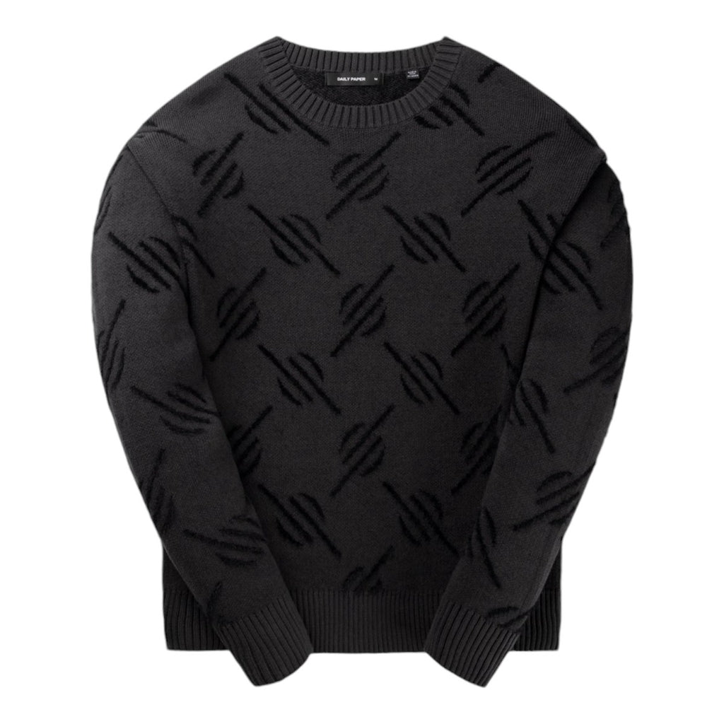 Tevin Monogram Knit Sweater