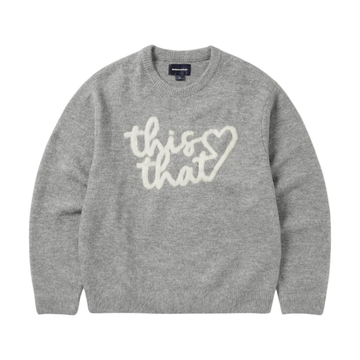 Heart Logo Knit Sweater