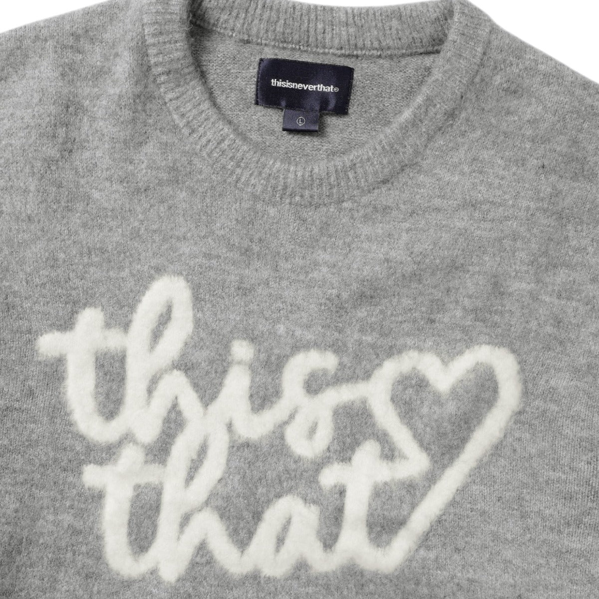 Heart Logo Knit Sweater