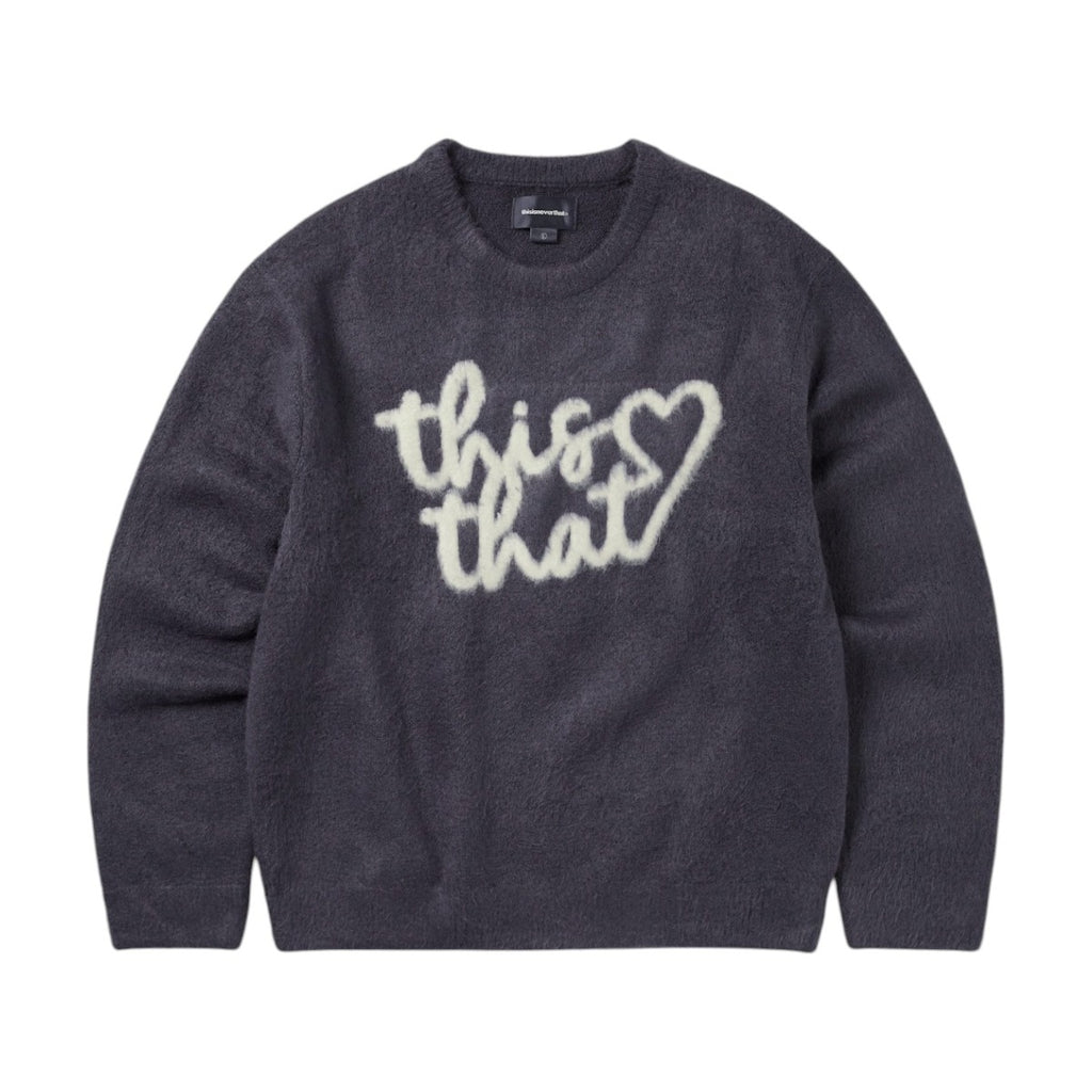 Heart Logo Knit Sweater
