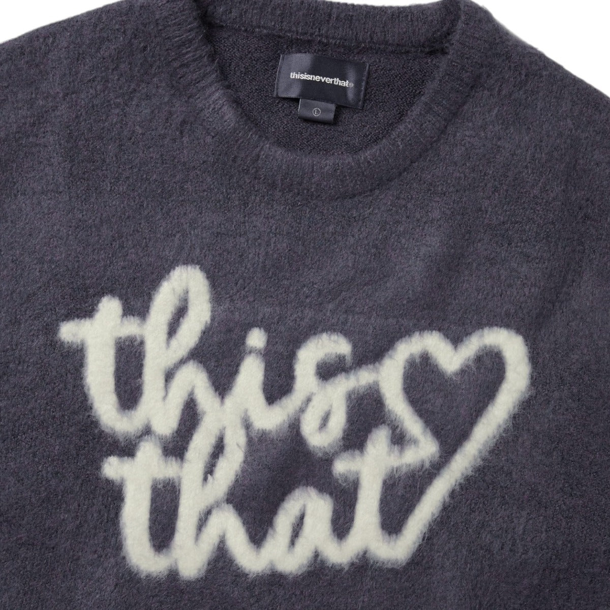 Heart Logo Knit Sweater