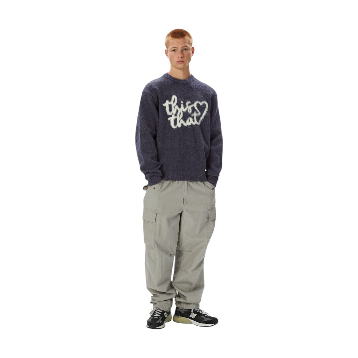 Heart Logo Knit Sweater