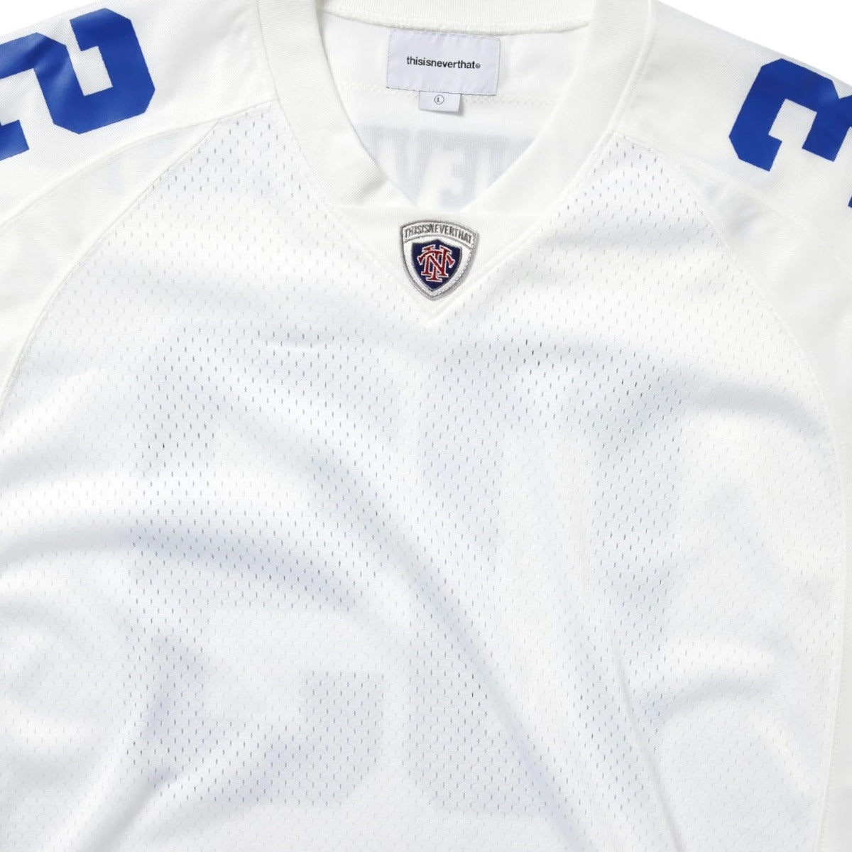 Footba   Jersey Tshirt White